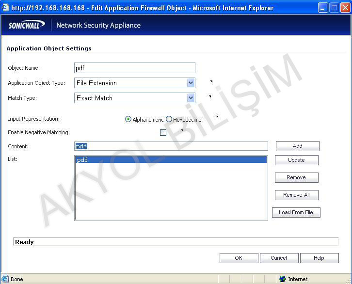 Application Object olusturmak